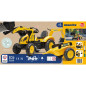 Traktor na pedały Komatsu z łyżką i koparką / Falk