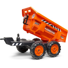 Traktor na pedały Kubota z łyżką i koparką / Falk