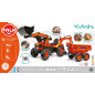Traktor na pedały Kubota z łyżką i koparką / Falk Traktor na pedały Kubota z łyżką i koparką / Falk