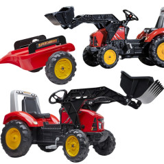 Traktor na pedały Supercharger z przyczepą / Falk