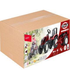 Traktor na pedały Valtra S4 z przyczepką / Falk