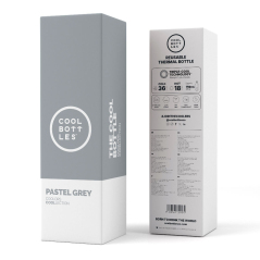 Butelka termiczna 750 ml Pastel grey / Cool bottles