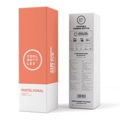 Butelka termiczna 750 ml Pastel coral / Cool bottles