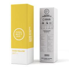 Butelka termiczna 750 ml Vivid yellow / Cool bottles