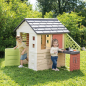Domek z kuchnią zewnętrzną + 17 akcesoriów / Smoby Domek z kuchnią zewnętrzną + 17 akcesoriów / Smoby