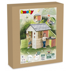 Domek z kuchnią zewnętrzną + 17 akcesoriów / Smoby