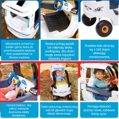 Łazik kosmiczny Jeździk Cozy Coupe -  / Little tikes