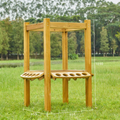 Przezroczysta tablica akrylowa do malowania czterostronna / Masterkidz