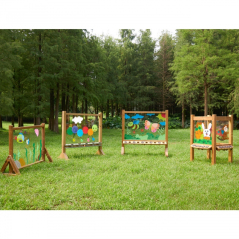 Przezroczysta tablica akrylowa do malowania czterostronna / Masterkidz