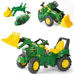 Traktor na pedały z łyżką Farmtrac John Deere / Rolly Toys