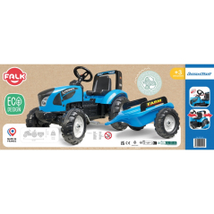Traktor na pedały z przyczepką Landini / Falk