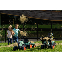 Koparko - ładowarka na pedały z przyczepą Farm Lander / Falk