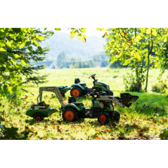 Koparko - ładowarka na pedały z przyczepą Farm Lander / Falk