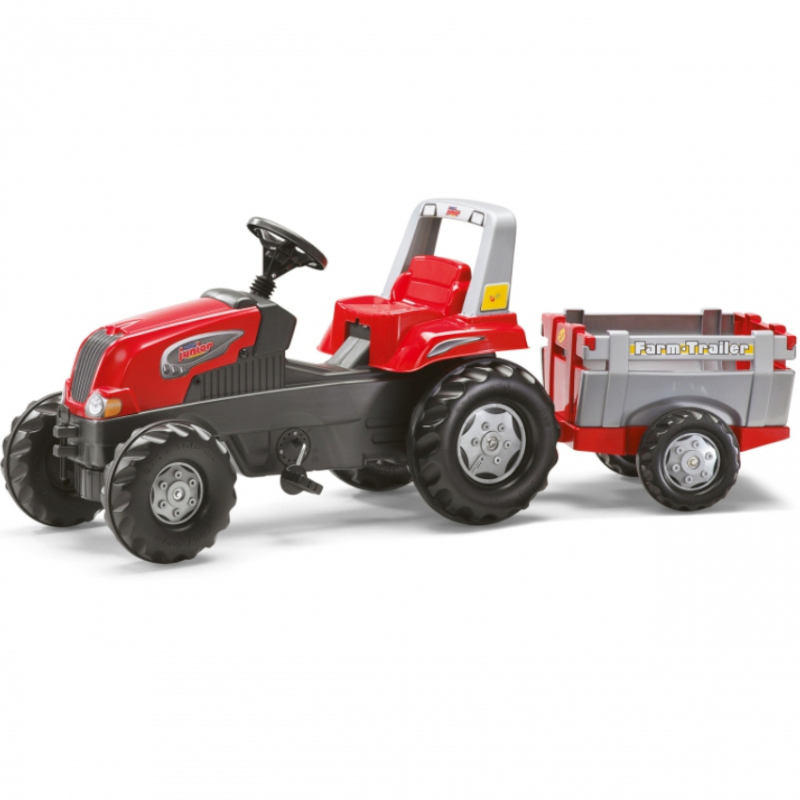 Traktor na pedały z przyczepą / Rolly Toys Traktor na pedały z przyczepą / Rolly Toys