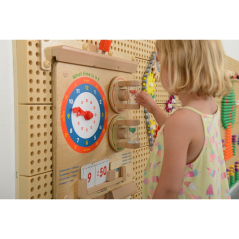 Tablica manipulacyjno-edukacyjna Nauka czasu / Masterkidz