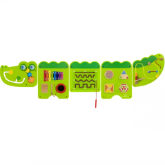 Tablica sensoryczno-manipulacyjna Krokodyl / Viga