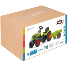 Traktor na pedały z przyczepą Claas / Falk