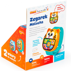 Interaktywny zegarek malucha Tygrysek / Dumel