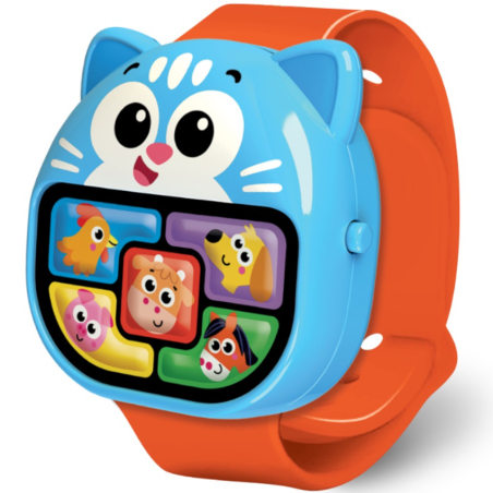 Interaktywny zegarek malucha Kotek / Dumel