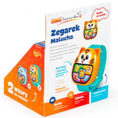 Interaktywny zegarek malucha Kotek / Dumel