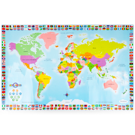 Interaktywna mapa świata / Dumel