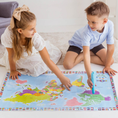 Interaktywna mapa świata / Dumel