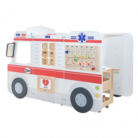 Duży ambulans z akcesoriami 25 el. / Viga