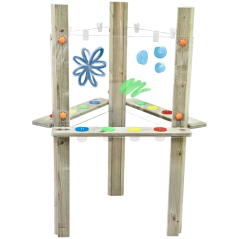 Przezroczysta akrylowa sztaluga 3-stronna / Classic World