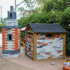 Mega klocki cegiełki EVA 90 szt. / Classic world