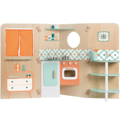 Rozkładana kuchnio-jadalnia z akcesoriami / Classic world