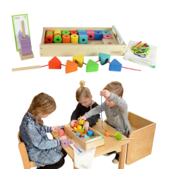 Duży zestaw do nawlekanka / Masterkidz