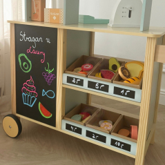 Wielofunkcyjny sklepik osiedlowy z akcesoriami 73 el. / Woopie