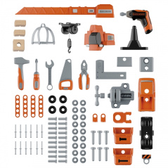 Warsztat z dźwigiem Black+Decker Bricolo Builder / Smoby