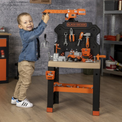 Warsztat z dźwigiem Black+Decker Bricolo Builder / Smoby