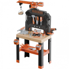 Warsztat z dźwigiem Black+Decker Bricolo Builder / Smoby