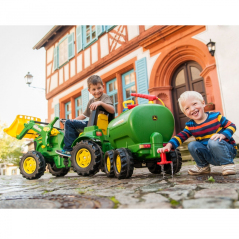 Cysterna dwuosiowa z pompą RollyTanker John Deere / Rolly Toys