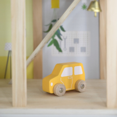 Domek dla lalek z laleczkami i akcesoriami / Viga