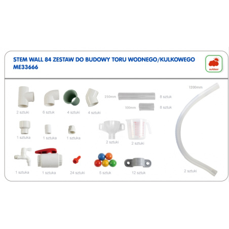System rur do tablicy STEM 84 el. / Masterkidz