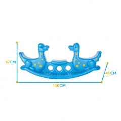 Bujak 2-osobowy Dino niebieski / Woopie