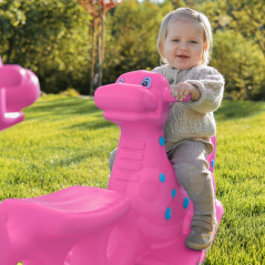 Bujak 2-osobowy Dino różowy / Woopie