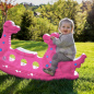 Bujak 2-osobowy Dino różowy / Woopie Bujak 2-osobowy Dino różowy / Woopie