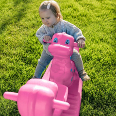 Bujak 2-osobowy Dino różowy / Woopie