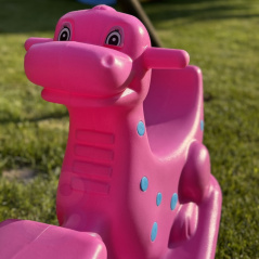 Bujak 2-osobowy Dino różowy / Woopie