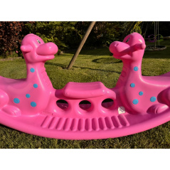 Bujak 2-osobowy Dino różowy / Woopie