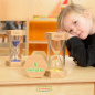Nauka czasu Zestaw 4 klepsydr / Masterkidz Nauka czasu Zestaw 4 klepsydr / Masterkidz