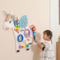 Tablica sensoryczno-manipulacyjna Jednorożec / Viga Tablica sensoryczno-manipulacyjna Jednorożec / Viga