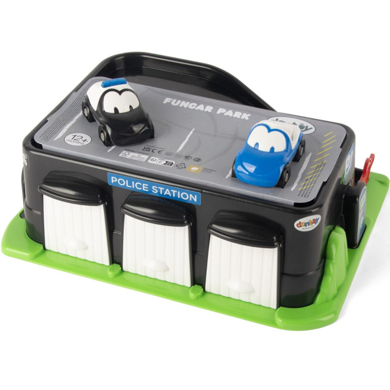Garaż policyjny z 2 autkami Fun cars / Dantoy Garaż policyjny z 2 autkami Fun cars / Dantoy