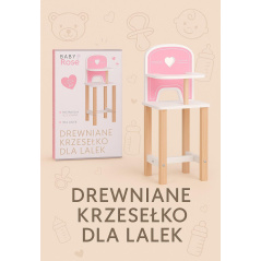krzesełko do karmienia dla lalek Baby Rose / Joueco