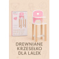 krzesełko do karmienia dla lalek Baby Rose / Joueco krzesełko do karmienia dla lalek Baby Rose / Joueco