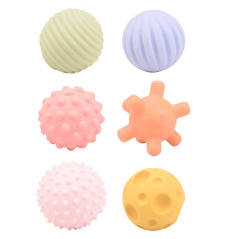 Piłeczki sensoryczne Happy World 6 szt. / Joueco